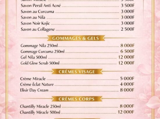 Skin Nature by link’s cosmétiques Contact OM: 656669587 Adresse : Bepanda. 