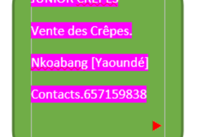 JUNIOR CREPSES   VEN...