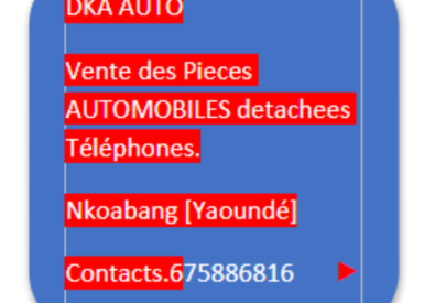 DKA AUTO   VENTE DE ...