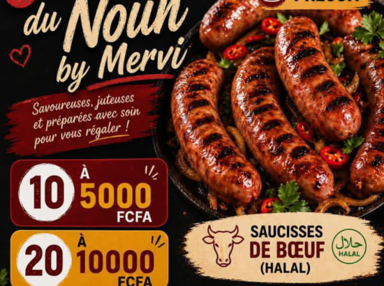 LES SAUCISSES DU NOUN  By Mervi FOUMBAM Tel: 655300084 