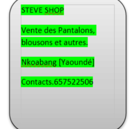 STEVE SHOP   VENTE D...